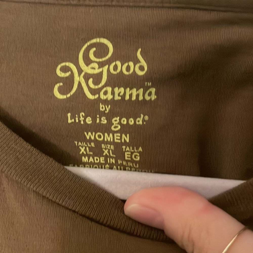 Life is good daisy tee size XL - Picture 3 of 5